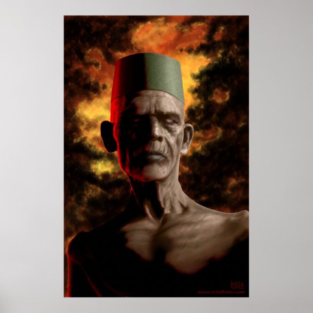 Poster "Vodun Bokor" par HATE (Devant)