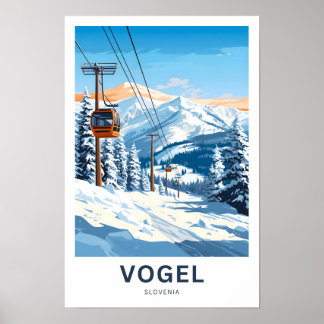 Poster Vogel Slovénie Imprimer Voyage
