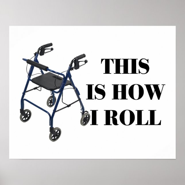 Poster Voici Comment je roule Walker (Devant)