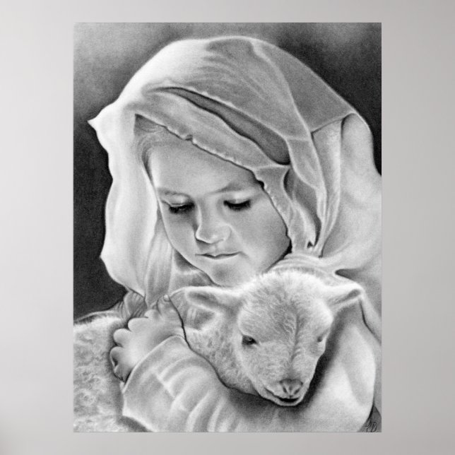 Poster Voici l'agneau de Dieu Imprimer (Devant)