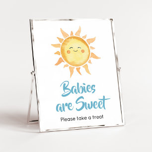 Poster Voici le Fils mignon Bébés soleil sont doux
