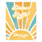 Voici Le Son Baby shower Soleil Déchets Raffle