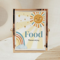 Voici le Son Retro Sunshine Baby shower nourriture
