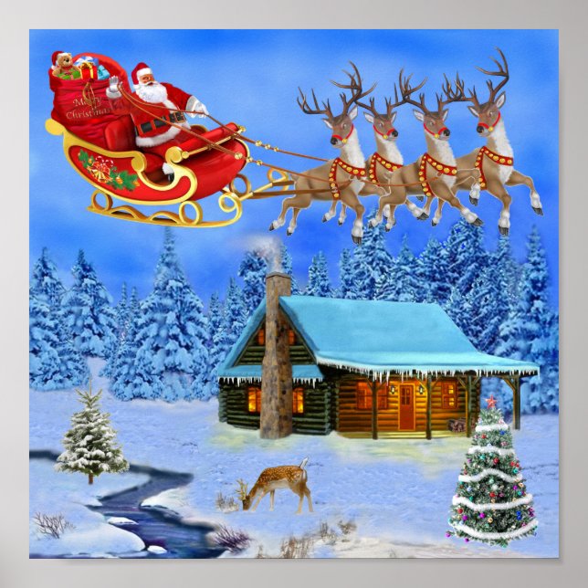 POSTER VOICI SANTA CLAUS (Devant)