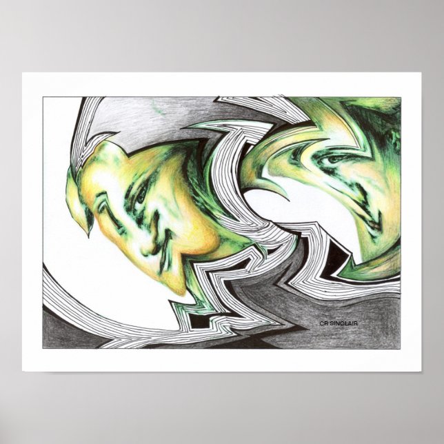 POSTER VOICI VOUS REGARDEZ PAR CR SINCLAIR (Devant)