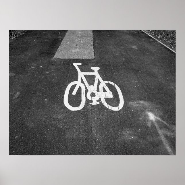 Poster Voie cyclable - III (Devant)
