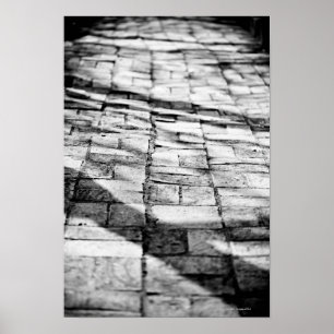 Poster Voie de briques anciennes