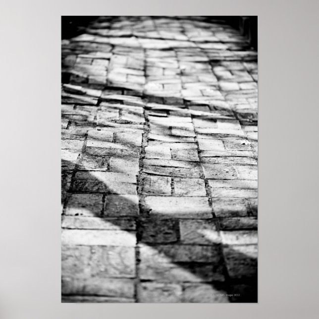 Poster Voie de briques anciennes (Devant)