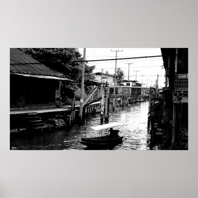 Poster Voie d'eau en Thaïlande (Devant)