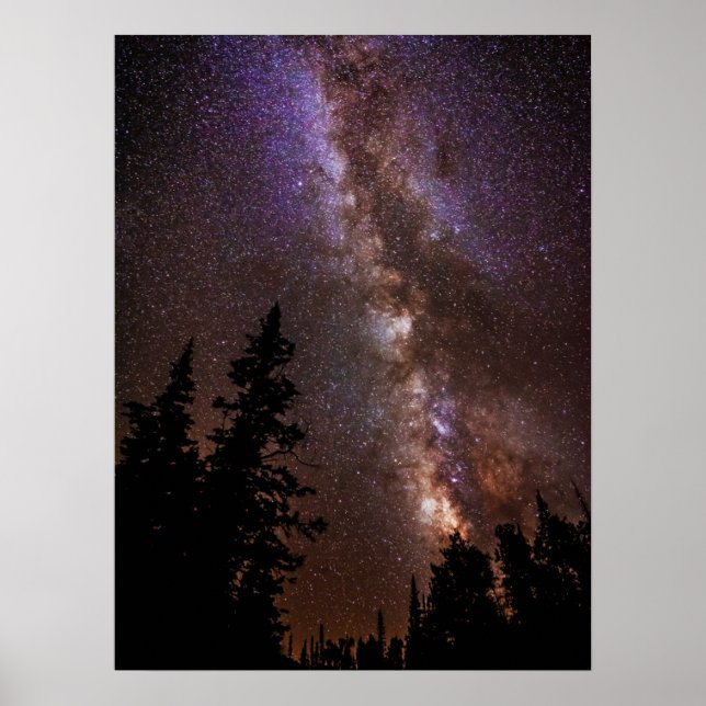 Poster Voie Lactée | Cedar Breaks Monument National Utah (Devant)