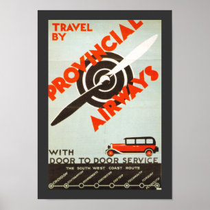 Poster Voies aériennes provinciales