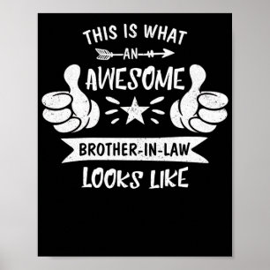 Poster Voilà À Quoi Ressemble Un Frère Merveilleux En Dro