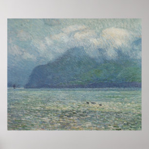 Poster Voile d'argent et Porte d'or par Childe Hassam