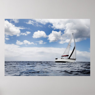Poster Voile En Mer Ouverte