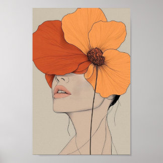 Poster Voile Floral