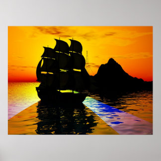 Poster Voile lisse