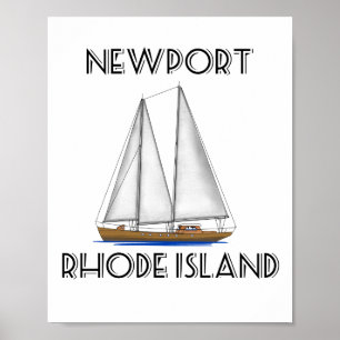 Poster Voile Newport Rhode Island