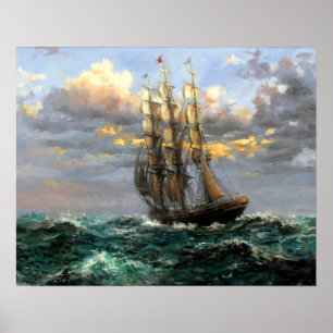 Poster voile peinture 48
