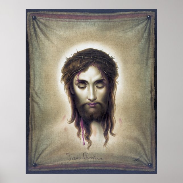 POSTER VOILE VERONIQUE - JÉSUS CHRISTUS - 1876 (Devant)