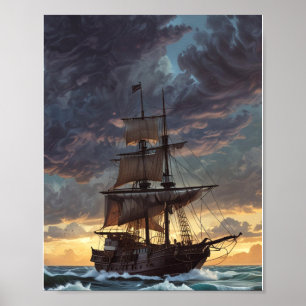 Poster Voiles d'aventure : Un Jour Nautique