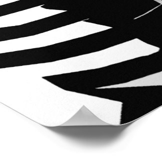 Poster Voir à travers Silhouette