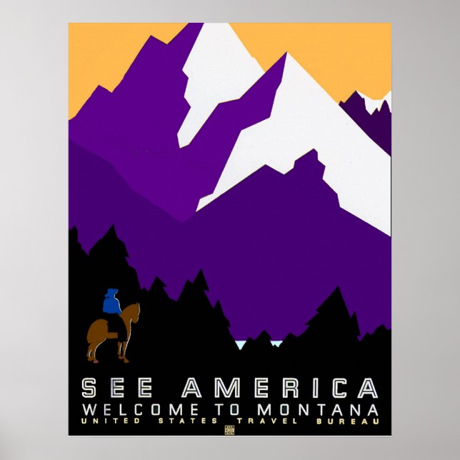 Poster Voir America Montana (Devant)