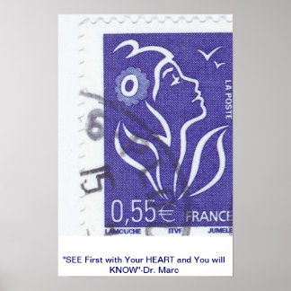 POSTER VOIR AVEC VOTRE COEUR