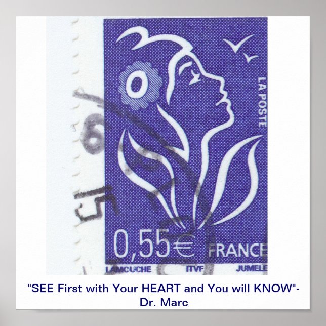 POSTER VOIR AVEC VOTRE COEUR (Devant)