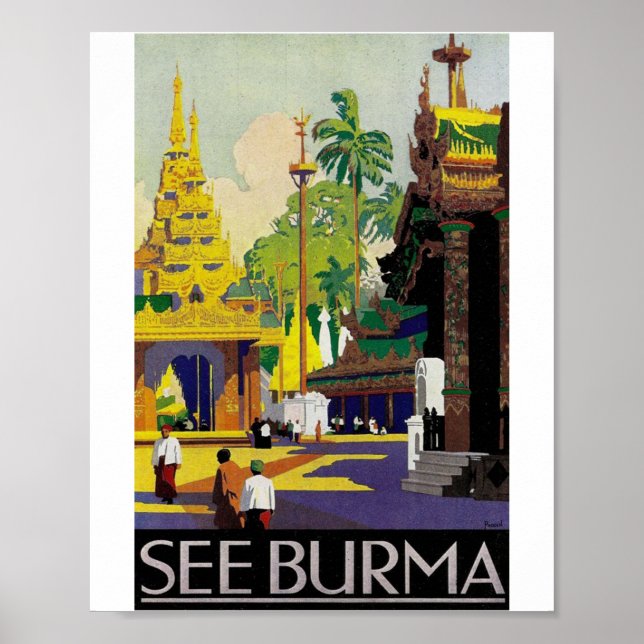 POSTER VOIR BURMA (Devant)