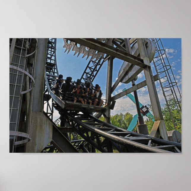 Poster VOIR : La descente de la course | Thorpe Park Reso (Devant)