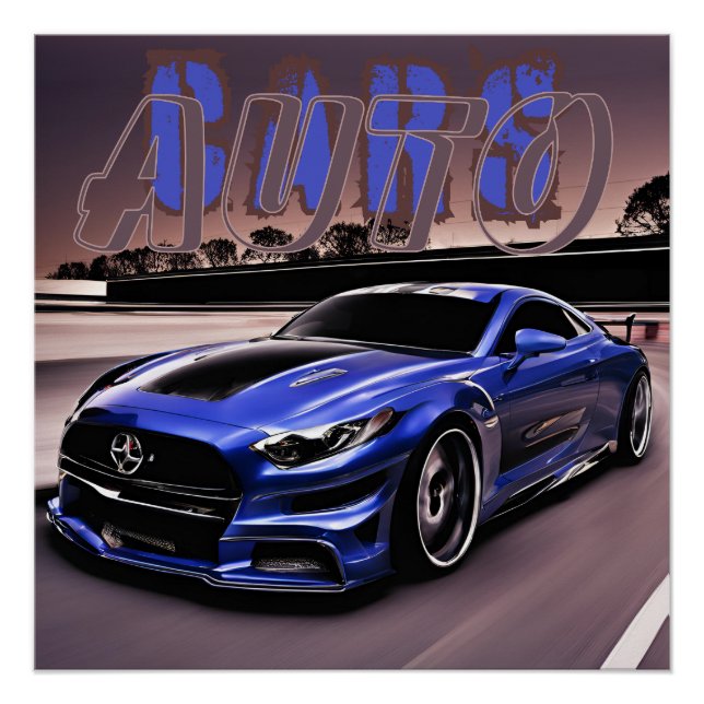 POSTER VOITURE (Devant)