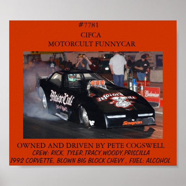 POSTER VOITURE AMUSANTE (Devant)