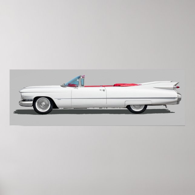 Poster Voiture Cadillac classique (Devant)
