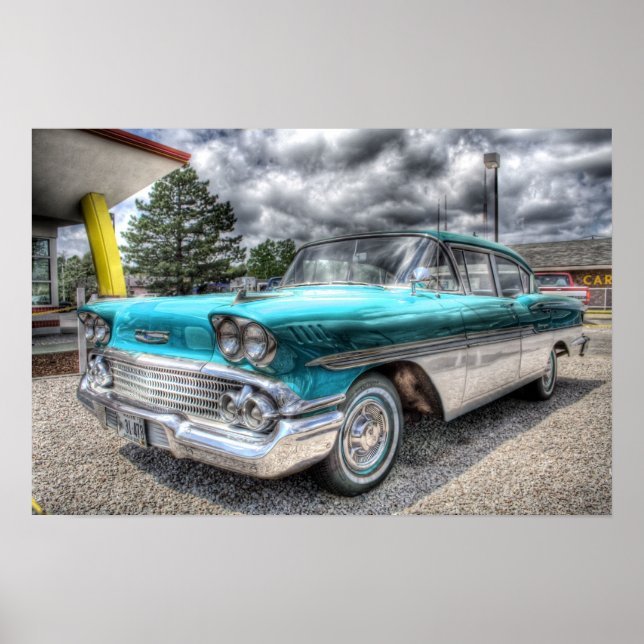 Poster Voiture classique (Devant)