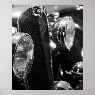 Poster Voiture Classique Ancienne