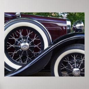 Poster Voiture classique Ford A 1930
