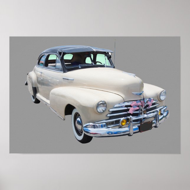 Poster Voiture d'antiquité Chevrolet Fleetmaster 1948 (Devant)