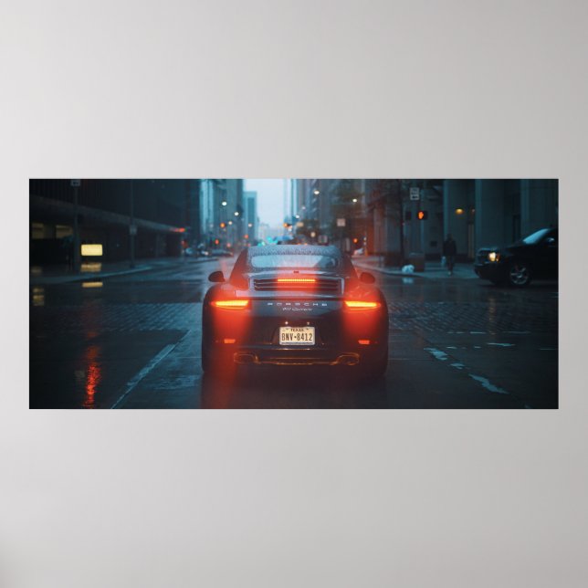 Poster Voiture Dark Sport (Devant)