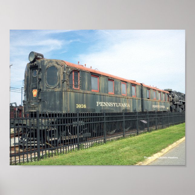 Poster Voiture de chemin de fer Strasbourg (Devant)
