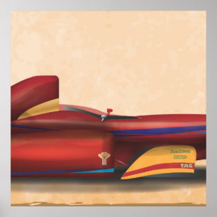 Poster Voiture de course