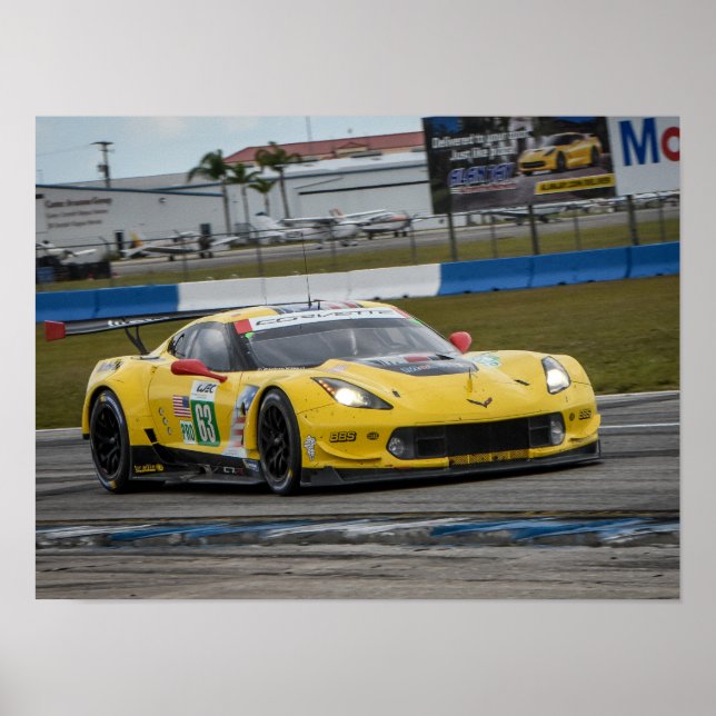 Poster Voiture de course #63 (Devant)