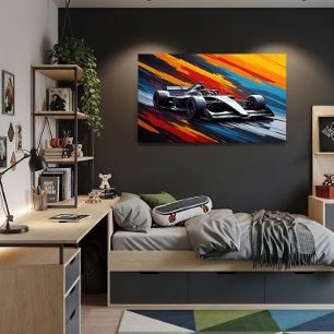 Poster Voiture de course Speedy pour le sport automobile