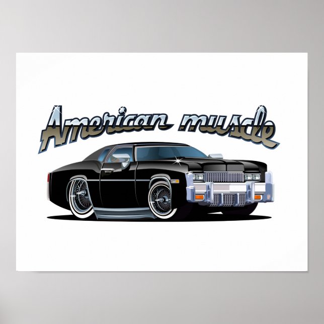 Poster Voiture de dessin (Devant)