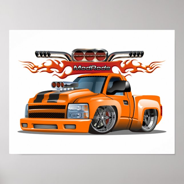 Poster Voiture de dessin (Devant)