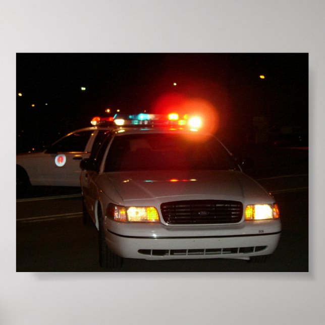 Poster Voiture de police (Devant)