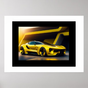 Poster Voiture de sport