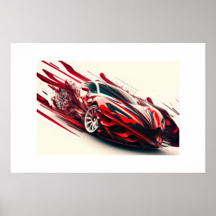Poster Voiture de sport