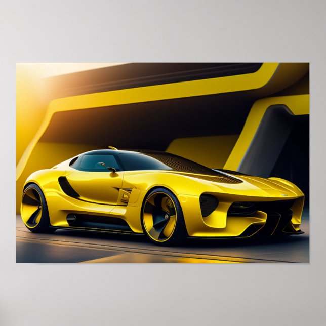 Poster Voiture de sport (Devant)