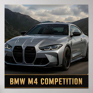 Poster Voiture de sport moderne haute performance BMW M4