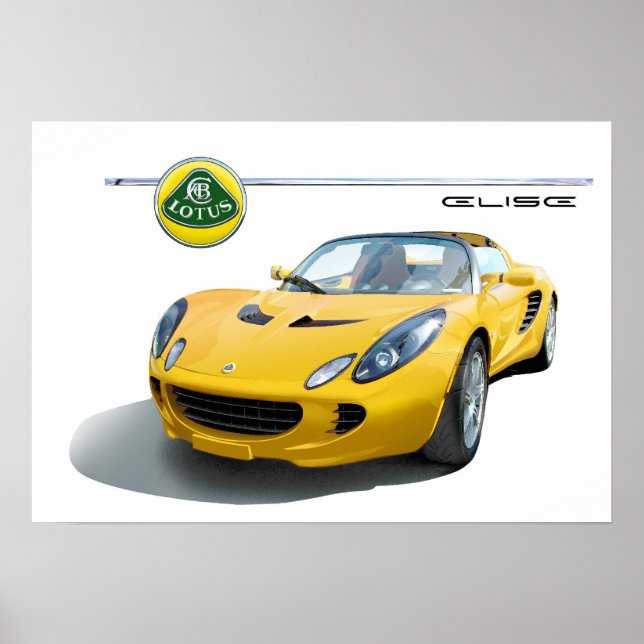 Poster Voiture Lotus elise (Devant)